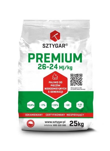 Groszek Plus (dawniej ekogroszek) Premium Sztygar  0.5 tony